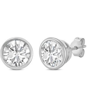 Diana M. Jewels Diana M. 14K 9.00 Ct. Tw. Lab-Grown Diamond Stud Earrings - Metallic
