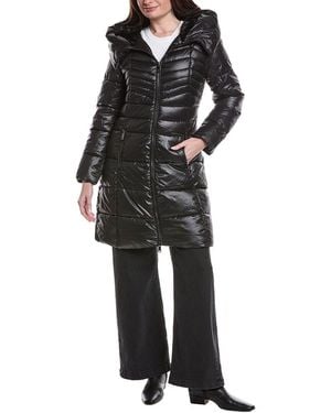 Kenneth Cole Soft Puffer Coat - Black