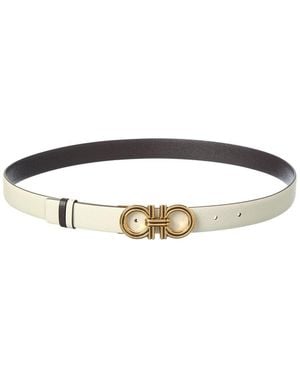 Ferragamo Gancini Reversible & Adjustable Belt - Brown