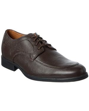 Clarks Whiddon Apron Leather Oxford - Brown