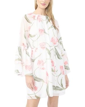 Ted Baker Efia Ruffle Sleeve Dress - White