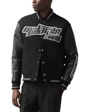 Reiss Circuit Leather Jacket - Black