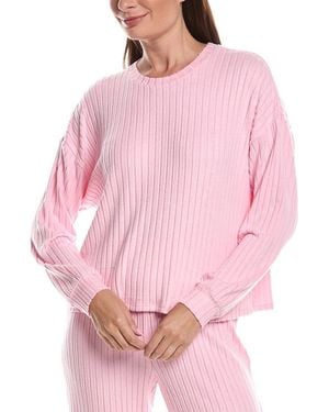 Z Supply Daydream Rib Top - Pink