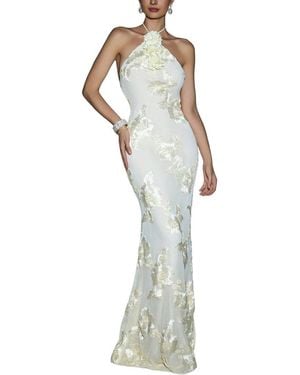 Ariele Tesoro Embellished Maxi Dress - White