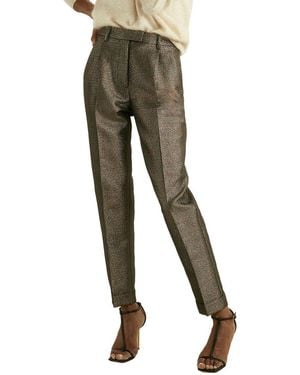 Reiss Sienna Sparkle Taper Trouser - Green