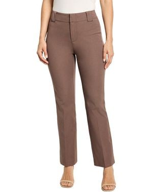 NIC+ZOE Plaza Demi Bootcut Bi-Stretch Pant - Brown