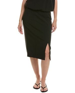 Anne Klein Pull-On Pencil Skirt - Black