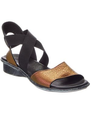 Arche Satia Leather Sandal - Blue
