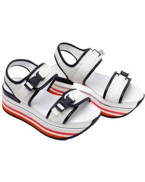 Hogan H222 Platform & Mesh Sandal - Multicolor