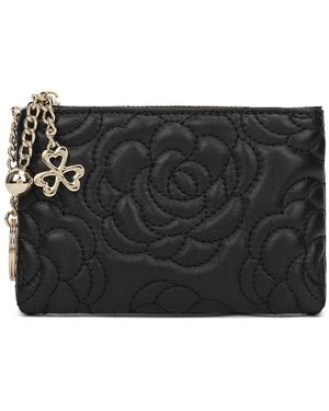Tiffany & Fred Paris Quilted Leather Wallet - Black