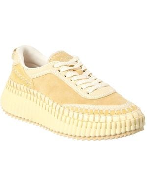 Chloé Nama Suede Trainer - Metallic