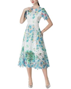 Kaimilan Midi Dress - Blue