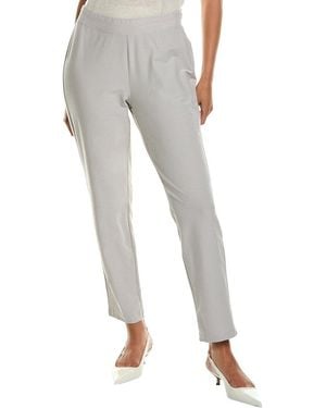 Eileen Fisher Slim Ankle Pant - Natural