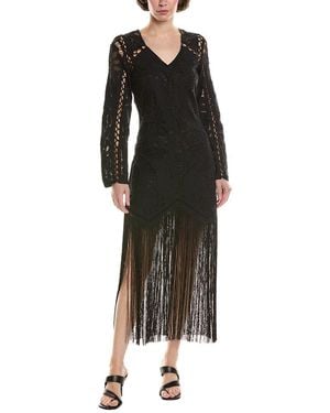 Sea Liesel Lace Midi Dress - Black