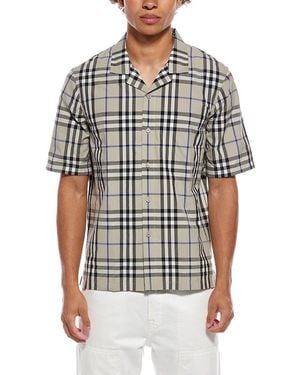 Burberry Check Shirt - Grey