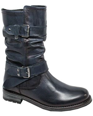 Eric Michael Noelle Leather Boot - Blue