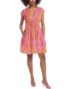 10 Crosby Derek Lam Tora Mini Dress - Red