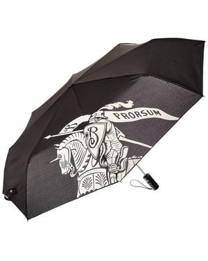 Burberry Knight Folding Umbrella - Black