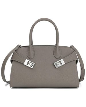 Tiffany & Fred Paris Smooth Leather Satchel - Metallic