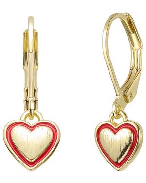 Rachel Glauber 14K Plated Dangle Earrings - Metallic
