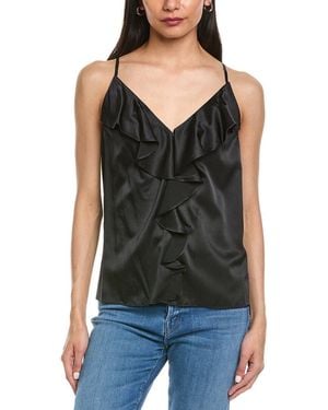 Ramy Brook Bronwyn Silk-Blend Top - Black
