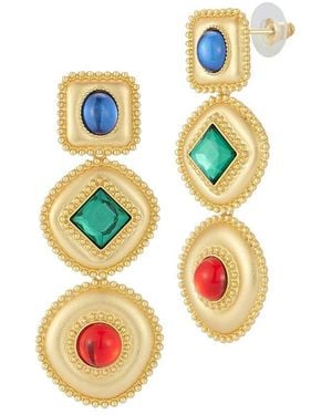 Sphera Milano Plated Cz Earrings - White