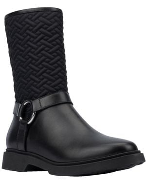 Aquatalia Helda Weatherproof Leather Boot - Black