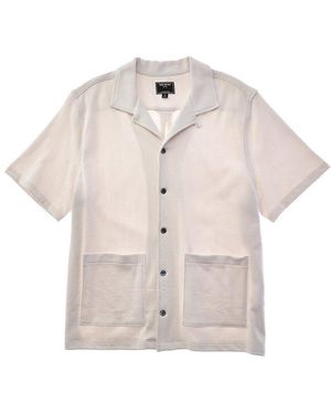Todd Synder X Champion Seersucker Guayabera Shirt - Pink