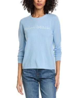 J.McLaughlin Shield Cashmere Jumper - Blue
