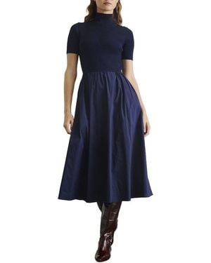Tanya Taylor Teresa Knit Dress - Blue