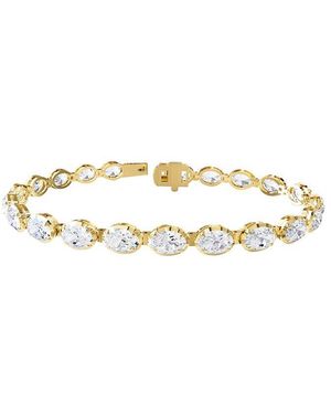 Lab Grown Diamonds 14K 11.00 Ct. Tw. Lab-Grown Diamond Tennis Bracelet - White