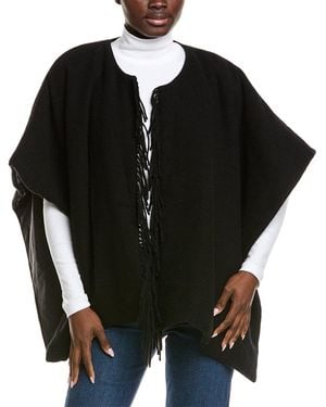 J.McLaughlin Parisa Wool-Blend Poncho - Black