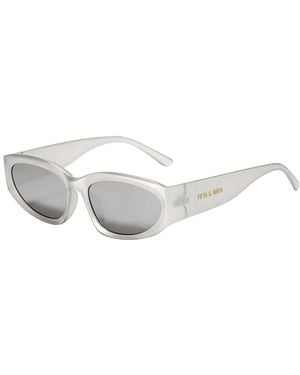 Fifth & Ninth Shea 59Mm Polarized Sunglasses - White