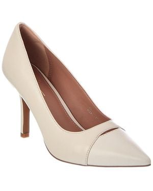 Linea Paolo Prue Leather Pump - White