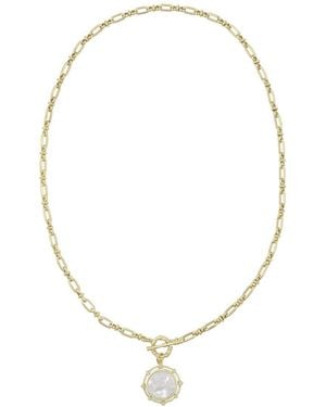 Electric Picks 14K Filled Cz Catalina Pendant - Metallic