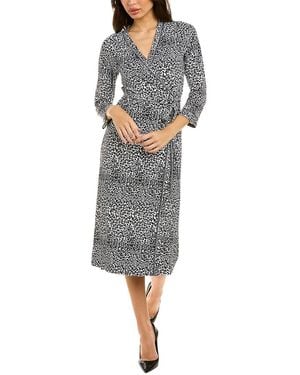 Hale Bob Midi Dress With Mask - Grey