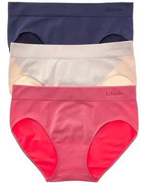 Le Mystere 3Pk Seamless Comfort Hipster - Blue