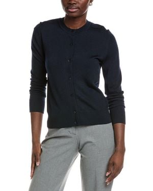 BOSS Fadenasi Wool Cardigan - Blue