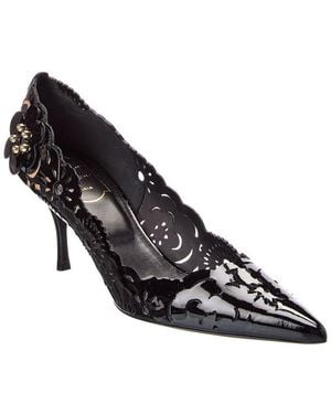 Roger Vivier Patent Pump - Black