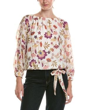 Vince Camuto Off-The-Shoulder Blouse - Red