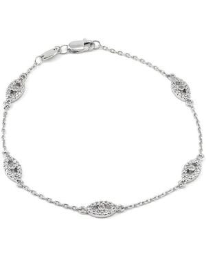 Diamond Select Cuts 0.06 Ct. Tw. Diamond Bracelet - White