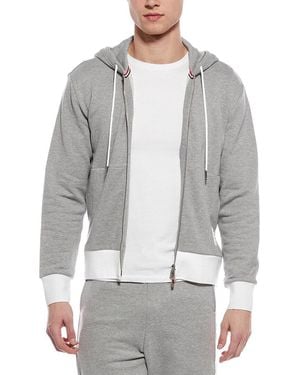 Thom Browne Jersey 4 Bar Hoodie - Grey
