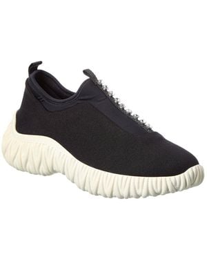 Miu Miu Knit Sneaker - Black