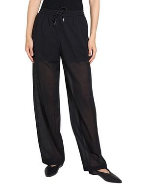 Theory Drawcord Pull On Pant - Black