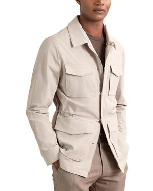Reiss Bryson Casual Jacket - Natural
