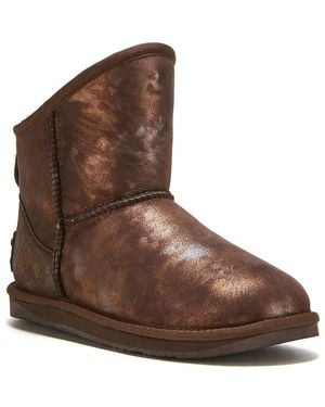 Australia Luxe Cozy Xtra Short Leather Boot - Brown