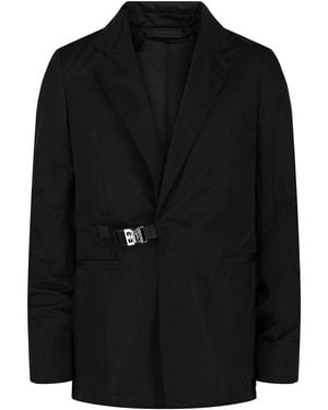 Givenchy 4G Buckle Slim Fit Unconstructed Jacket - Black