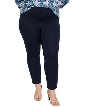 NIC+ZOE Plus Bi-Stretch Copley Straight Pant - Blue