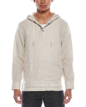 Tommy Bahama Desert Riviera Baja Linen Hoodie - Gray