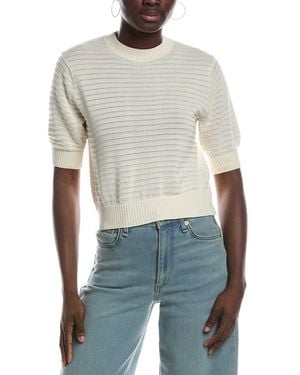 Madewell Ella Solid Stitch T-Shirt - White